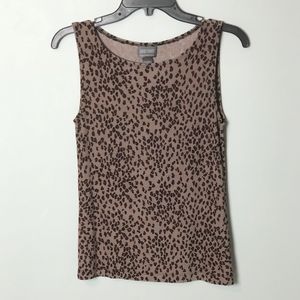 Chico Additions cheetah print sleeveless blouse